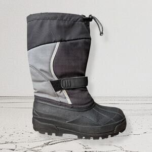 L.L.Bean Kids' Northwoods Waterproof Winter Snow Boots Size 3, Graphite